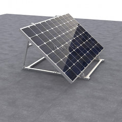 Angle Adjustable Aluminum Easy Solar Panel Bracket for Garden in black