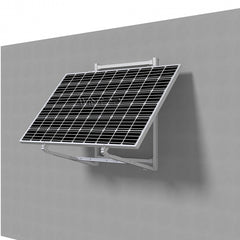 Angle Adjustable Aluminum Easy Solar Panel Bracket for Garden in black